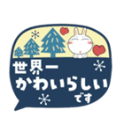 うさぎサン★北欧風 吹き出し 大人（個別スタンプ：28）