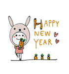 mottoのレト子♡新年の挨拶（リメイク）（個別スタンプ：12）