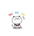 笑い多めあいさつ◎ちびっこぱんださん #1（個別スタンプ：4）