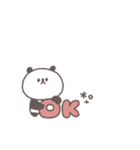 笑い多めあいさつ◎ちびっこぱんださん #1（個別スタンプ：27）