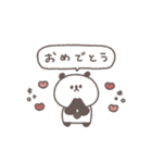 笑い多めあいさつ◎ちびっこぱんださん #1（個別スタンプ：31）