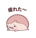 可愛いハリネズミママの気遣い看病スタンプ（個別スタンプ：22）