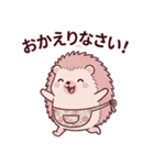 可愛いハリネズミママの気遣い看病スタンプ（個別スタンプ：36）