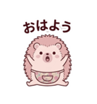 可愛いハリネズミママの気遣い看病スタンプ（個別スタンプ：39）