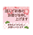 年末年始のご挨拶❤冬（個別スタンプ：13）