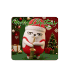 動く 3D擦れうさぎ年末年始2026（個別スタンプ：19）