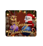 動く 3D擦れうさぎ年末年始2026（個別スタンプ：20）