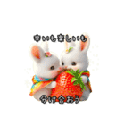 動く気づかいのうさぎスタンプ（個別スタンプ：12）