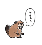 しゃべるビーバー（個別スタンプ：19）