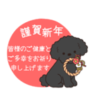やさしいトイプー『年末年始2026』2（個別スタンプ：3）