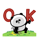 男気パンダさんの不器用な気遣い・家族連絡（個別スタンプ：15）
