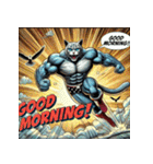 最強ネコ、覚醒ッ！！（個別スタンプ：1）