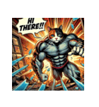 最強ネコ、覚醒ッ！！（個別スタンプ：3）