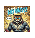 最強ネコ、覚醒ッ！！（個別スタンプ：6）