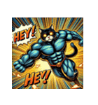 最強ネコ、覚醒ッ！！（個別スタンプ：10）