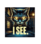 最強ネコ、覚醒ッ！！（個別スタンプ：17）