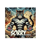 最強ネコ、覚醒ッ！！（個別スタンプ：23）