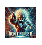 最強アインシュタイン！！【アメコミ風】（個別スタンプ：3）