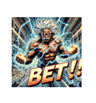 最強アインシュタイン！！【アメコミ風】（個別スタンプ：5）