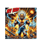 最強アインシュタイン！！【アメコミ風】（個別スタンプ：14）