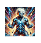 最強アインシュタイン！！【アメコミ風】（個別スタンプ：17）