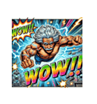 最強アインシュタイン！！【アメコミ風】（個別スタンプ：25）