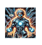 最強アインシュタイン！！【アメコミ風】（個別スタンプ：31）