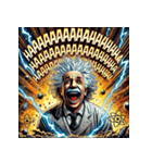 最強アインシュタイン！！【アメコミ風】（個別スタンプ：36）