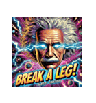 最強アインシュタイン！！【アメコミ風】（個別スタンプ：37）