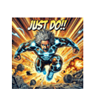 最強アインシュタイン！！【アメコミ風】（個別スタンプ：38）