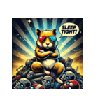 最強ハムスター：覚醒の怒涛（個別スタンプ：4）