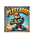 最強ハムスター：覚醒の怒涛（個別スタンプ：17）