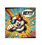 最強ハムスター：覚醒の怒涛（個別スタンプ：24）