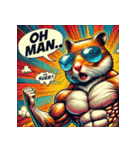 最強ハムスター：覚醒の怒涛（個別スタンプ：33）