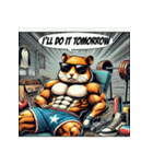 最強ハムスター：覚醒の怒涛（個別スタンプ：35）