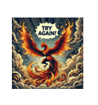 不死鳥、降臨（個別スタンプ：40）