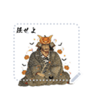 武田 信玄 戦国 時代 古典 武士 刀 (文字)（個別スタンプ：17）