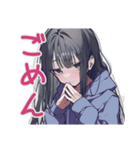 陰キャ女子の冬★もやもや編（個別スタンプ：21）