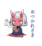鬼娘の日常★一年中使えるスタンプ（個別スタンプ：3）