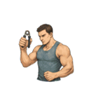 握力を鍛える人（個別スタンプ：21）