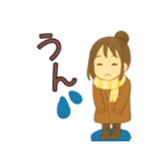 【冬】毎日使えるかわいい女の子スタンプ（個別スタンプ：31）