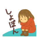 【冬】毎日使えるかわいい女の子スタンプ（個別スタンプ：36）