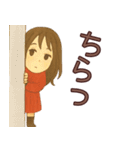 【冬】毎日使えるかわいい女の子スタンプ（個別スタンプ：37）
