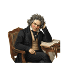 ベートーベン 作曲 バロック 音楽（個別スタンプ：1）