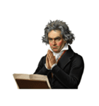 ベートーベン 作曲 バロック 音楽（個別スタンプ：3）