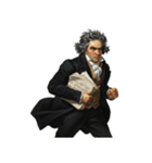 ベートーベン 作曲 バロック 音楽（個別スタンプ：6）