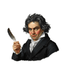 ベートーベン 作曲 バロック 音楽（個別スタンプ：7）