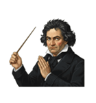 ベートーベン 作曲 バロック 音楽（個別スタンプ：9）