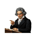 ベートーベン 作曲 バロック 音楽（個別スタンプ：10）