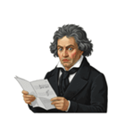 ベートーベン 作曲 バロック 音楽（個別スタンプ：11）